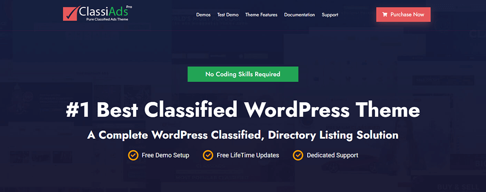 Classiads - Classified Ads WordPress Theme themeforest envato Best WordPress Directory Listing Themes in 2022 Make Money Online Easily