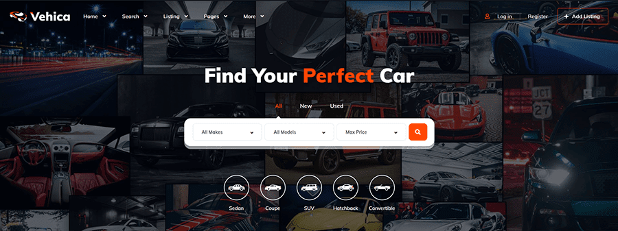 Vehica - Car Dealer & Automotive Listing Themeforest envato Best WordPress Directory Listing Themes in 2022 Make Money Online Easily