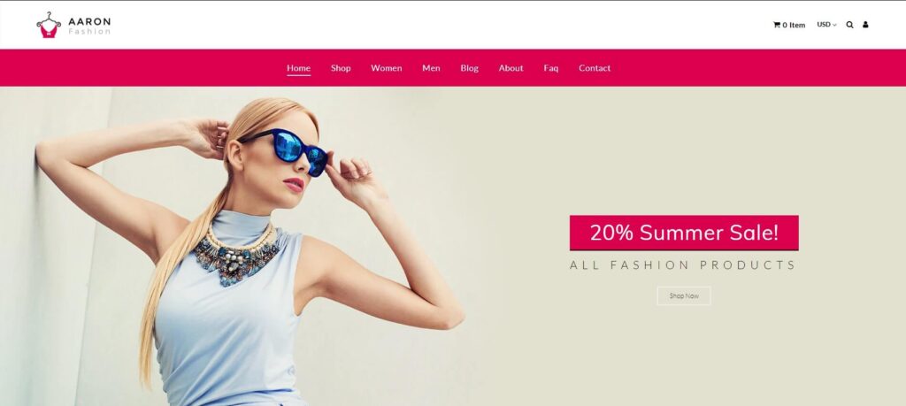 Aaron – Unisex Fashion Shopify, Clothing Store - Make Money Online
