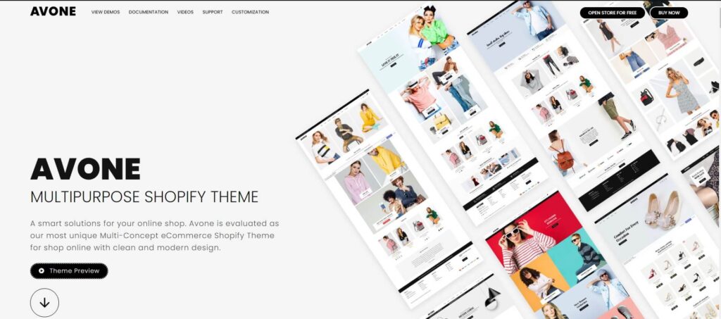 Avone – Multipurpose Shopify Theme - Make Money Online