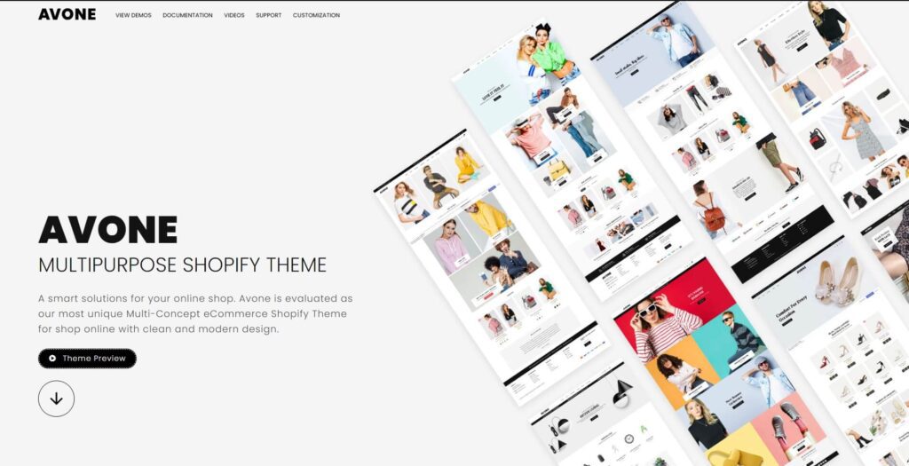 Avone-Multipurpose Shopify Theme-Best Shopify Themes for Blogging