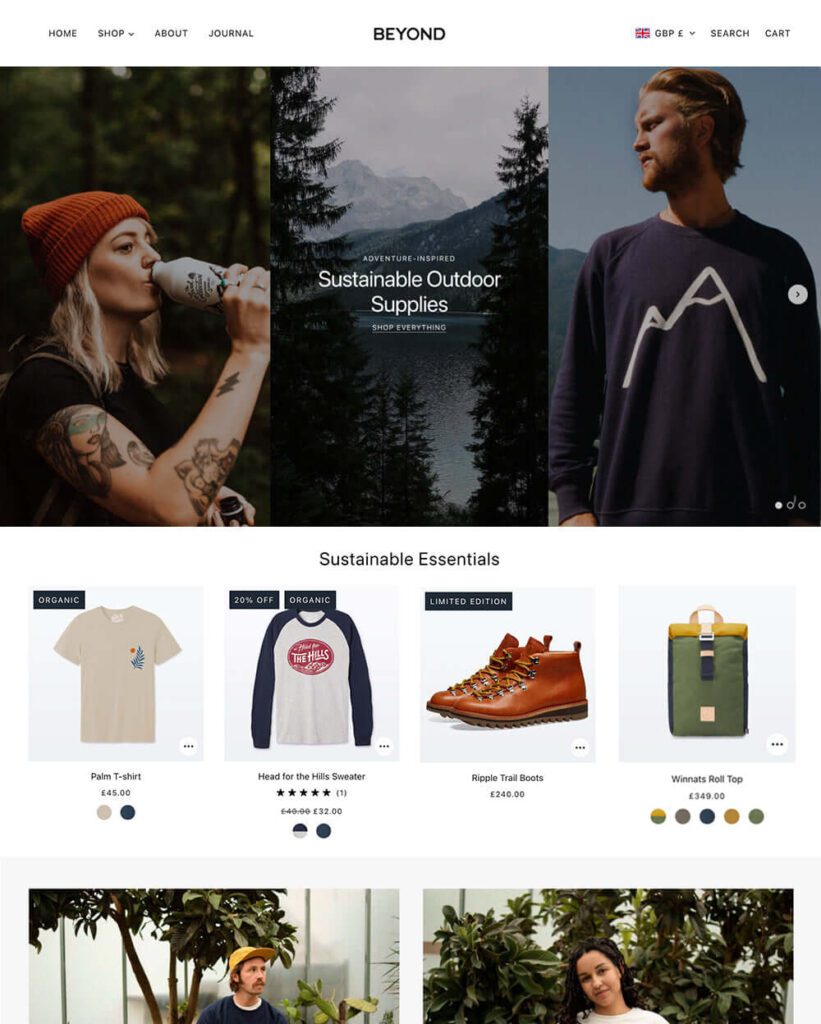 Beyond Shopify Theme-Best Shopify Themes for Blogging